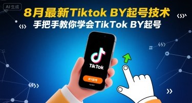 8月最新Tiktok搬运起号技术，手把手教你学会TikTok搬运起号-月亮湾网创资源站