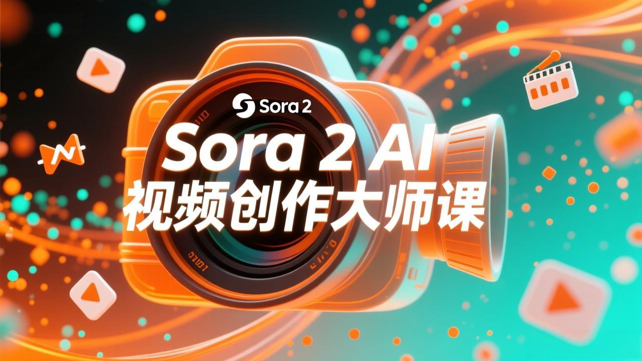 如何利用Sora 2创建流行AI人工智能视频大师班教程：掌握创作全流程，产出百万播放内容-月亮湾网创资源站