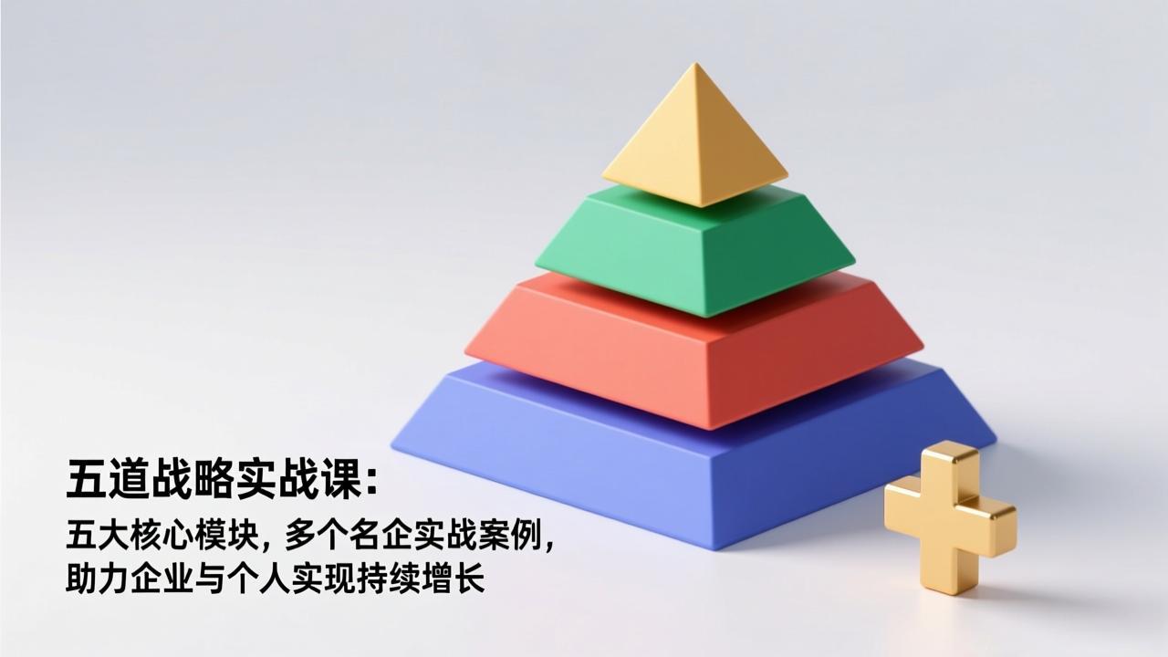 五道战略实战课：五大核心模块，多个名企实战案例，助力企业与个人实现持续增长-月亮湾网创资源站