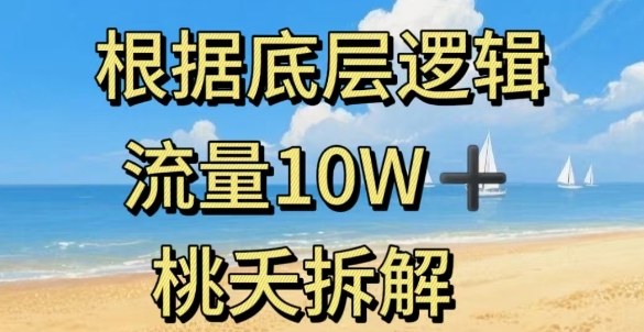 据底层逻辑，流量10W+，以安全知识科普为例-月亮湾网创资源站
