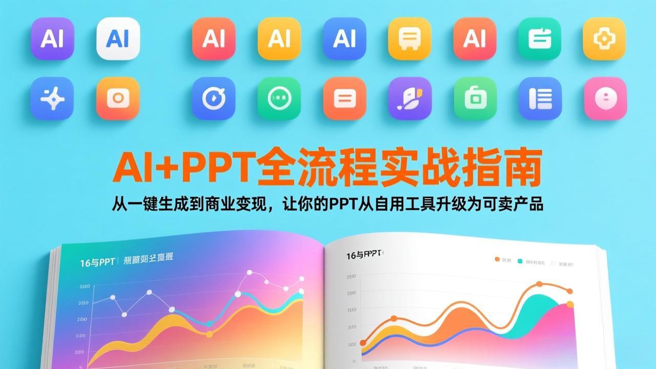 AI+PPT全流程实战指南：从一键生成到商业变现，让你的PPT从自用工具升级为可卖产品-月亮湾网创资源站