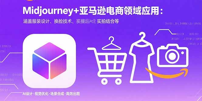 Midjourney+电商领域商业应用：涵盖服装设计、换脸技术、实拍结合等-月亮湾网创资源站