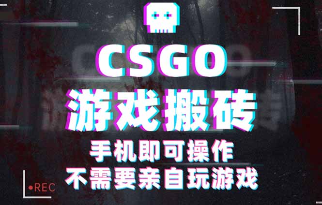 CSGO游戏挂机捡漏，单日扫货500+，年底小高峰上车可吃肉，手机即可操作…-月亮湾网创资源站