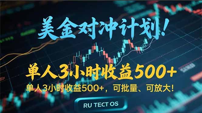 长久稳定的撸美金项目，平均3小时收入 500+，可公司实地考察实地操作！-月亮湾网创资源站