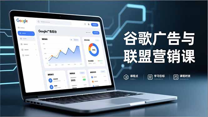 谷歌广告与联盟营销课，防关联注册、退款指南、流量追踪，全链路实战，月收益达5000美元+-月亮湾网创资源站