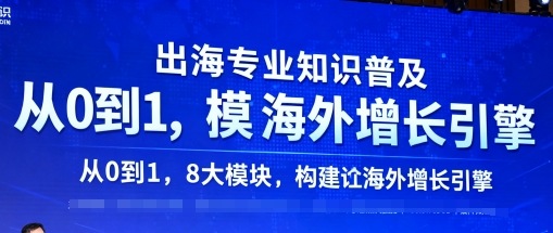 出海专业知识普及，从0到1，8大模块构建你的海外增长引擎-月亮湾网创资源站