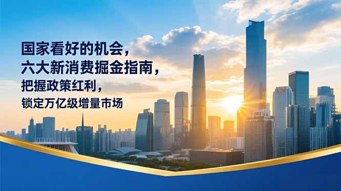 某付费文章：国家看好的机会，六大新消费掘金指南，把握政策红利，锁定万亿级增量市场-月亮湾网创资源站