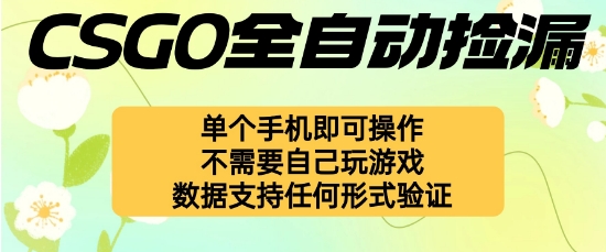 自动挂G捡漏，不用自己挂G不用玩游戏，一个手机即可操作，新手小白轻松月入1W+【揭秘】-月亮湾网创资源站