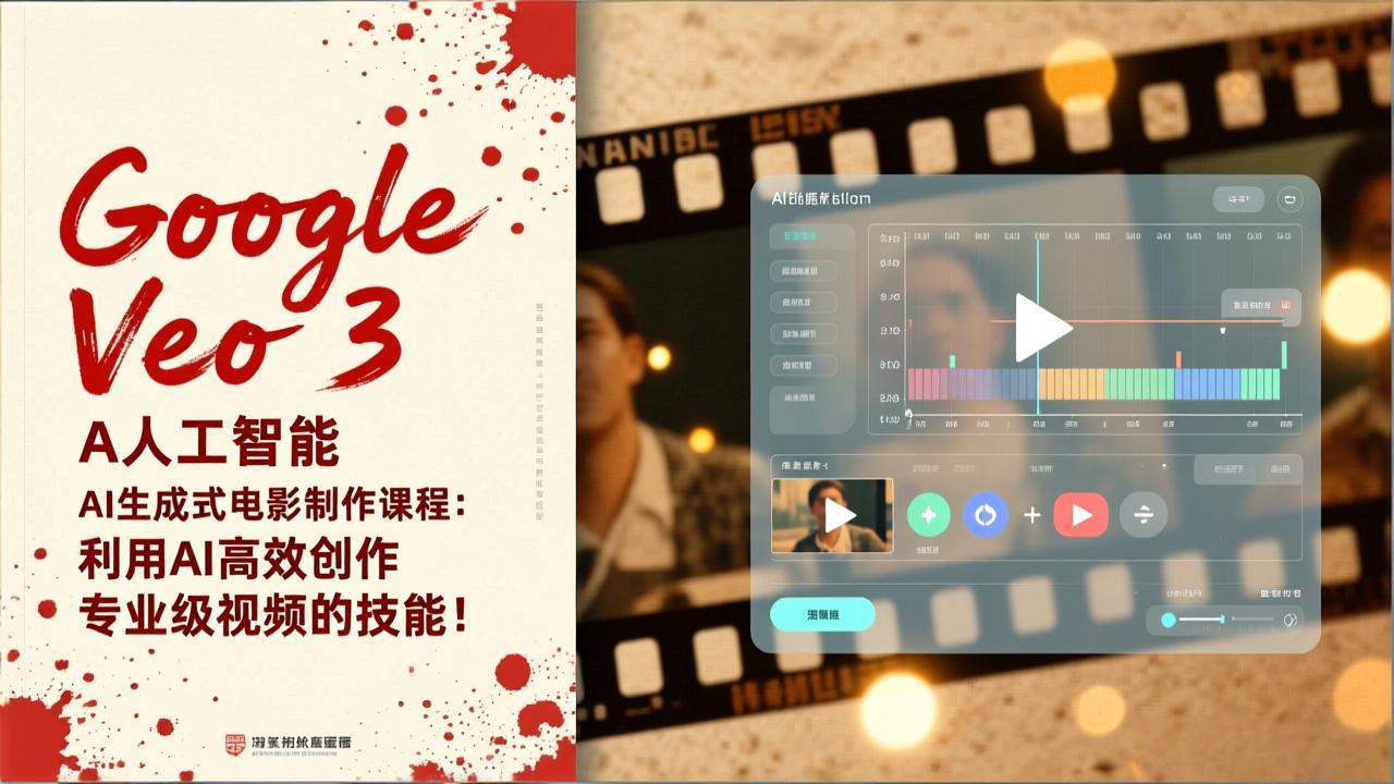 Google Veo 3人工智能AI生成式电影制作课程：利用AI高效创作专业级视频的技能！-月亮湾网创资源站