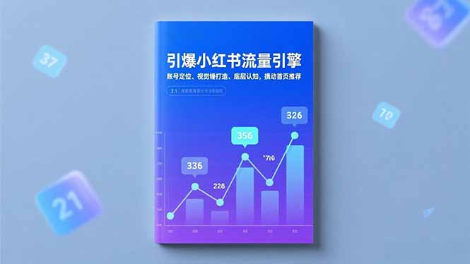 引爆小红书流量引擎，账号定位、视觉锤打造、底层认知，撬动首页推荐-月亮湾网创资源站