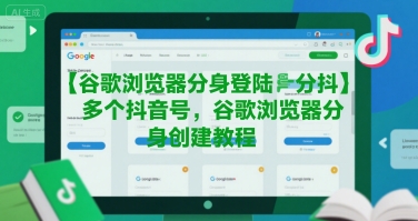 谷歌浏览器分身登陆多个抖音号，谷歌浏览器分身创建教程-月亮湾网创资源站
