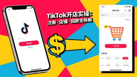 TikTok从开店到投流的进阶课，从基础实操到高阶技巧一网打尽-月亮湾网创资源站