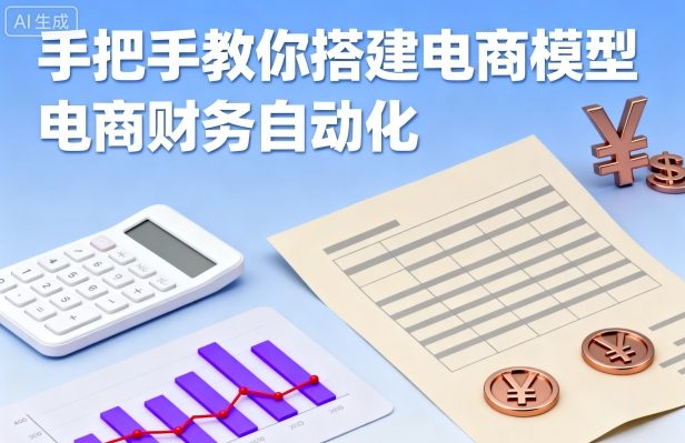 手把手教你搭建电商模型-电商财务自动化-月亮湾网创资源站