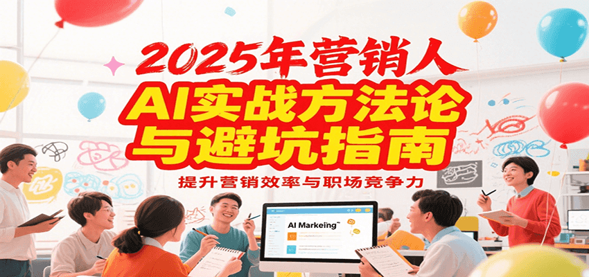 2025年营销实战方法论与避坑指南，利用AI提升营销效率与职场竞争力-月亮湾网创资源站