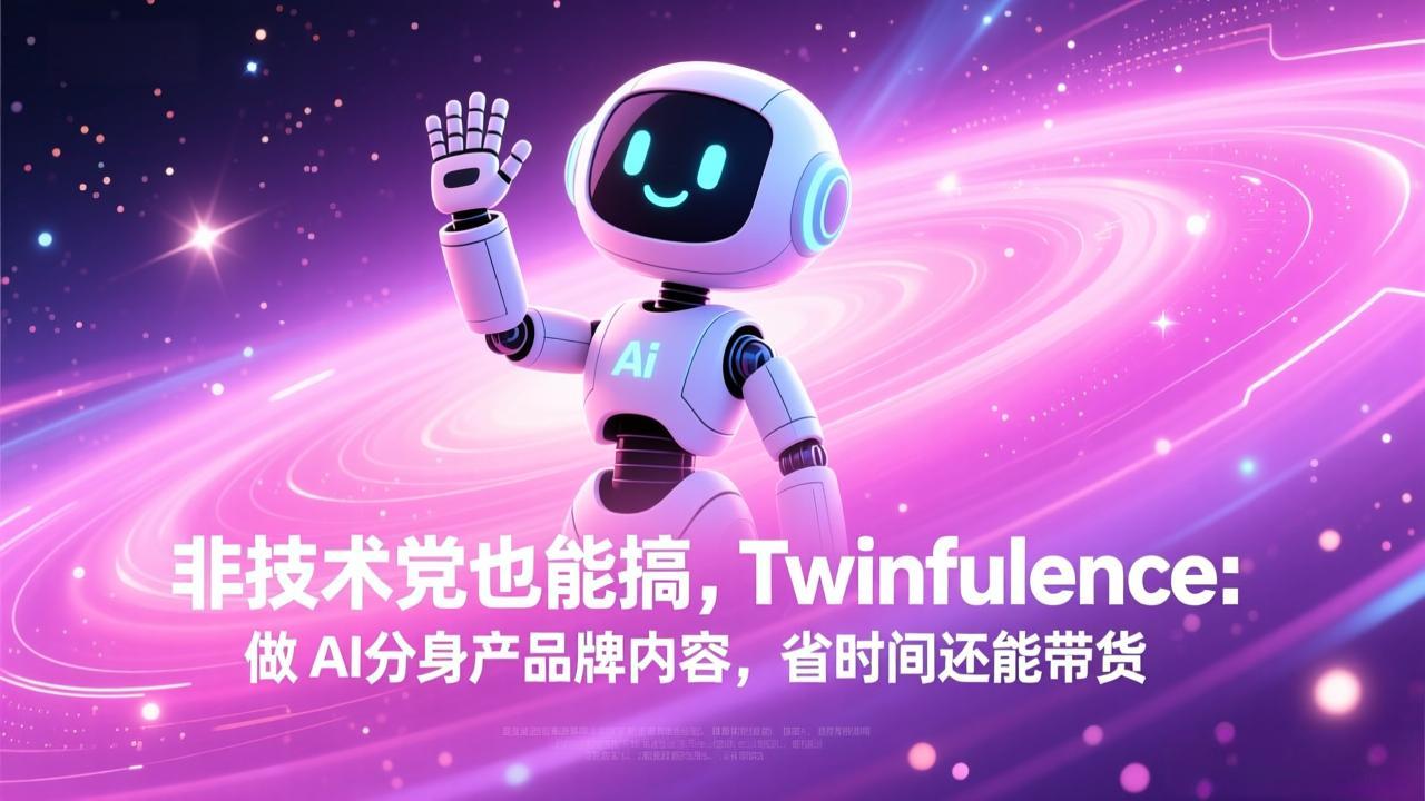 非技术党也能搞!Twinfluence:做 AI 分身产品牌内容,省时间还能带货-月亮湾网创资源站